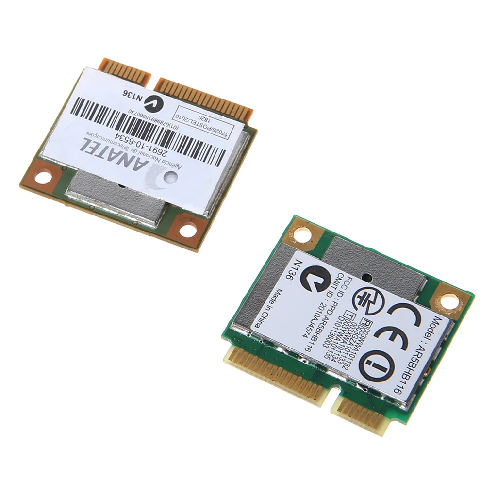 Atheros AR9832 AR5BHB116 2,4/5 ГГц одночиповый 300 Мбит/с 802.11n MINI PCI-E беспроводная карта wifi WLAN Внутренняя сетевая карта