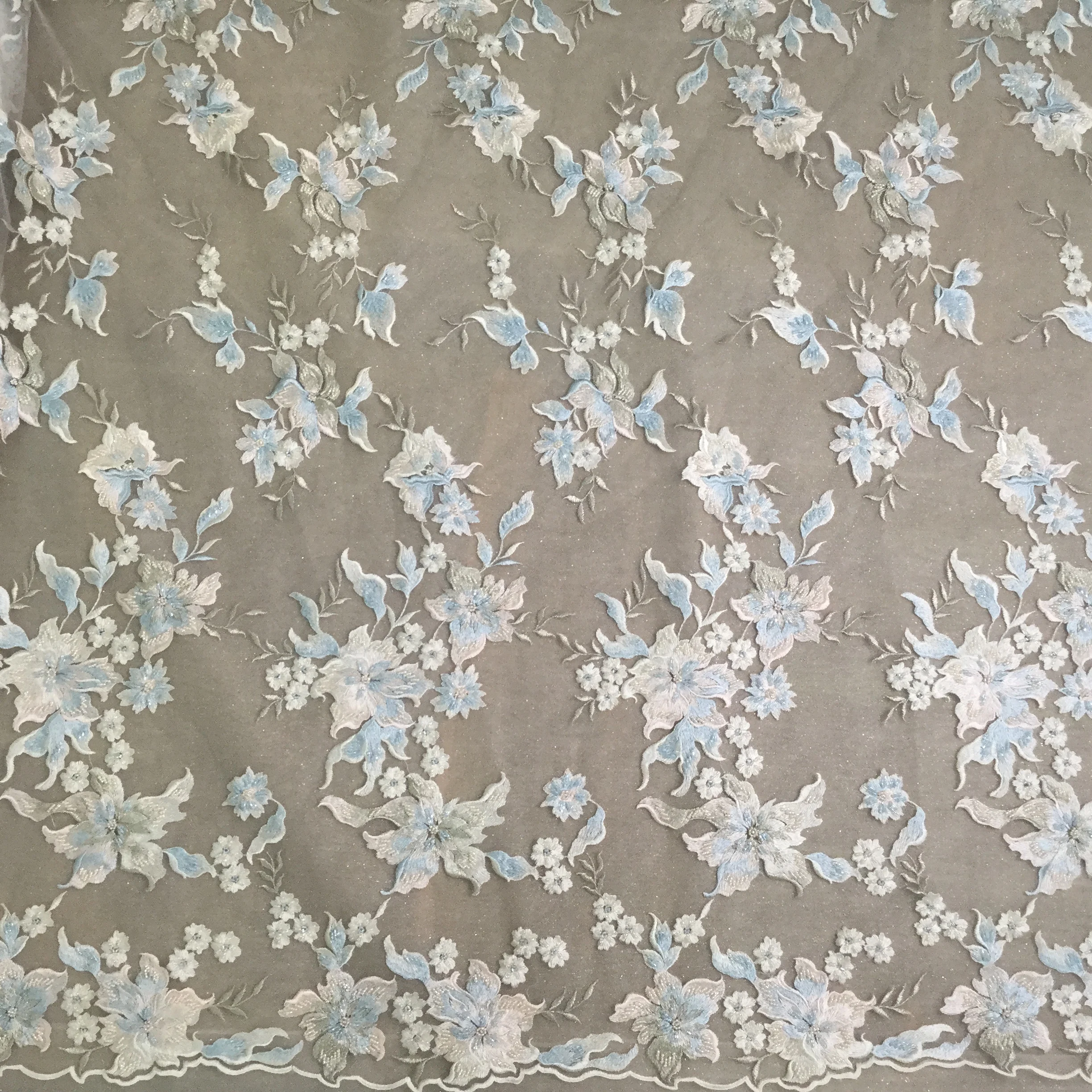 

top Quality SYJ-5299 best quality embroidered African Tulle Lace Fabric African French Lace Fabric