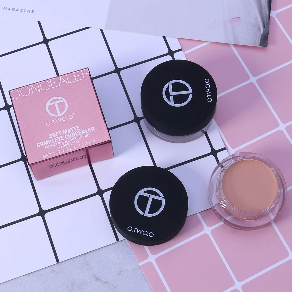 O.TWO.O Face Concealer Cream Makeup Primer Cover Pore Wrinkle Foundation Base Eyes Make Up Oil-Control Long Lasting | Красота и