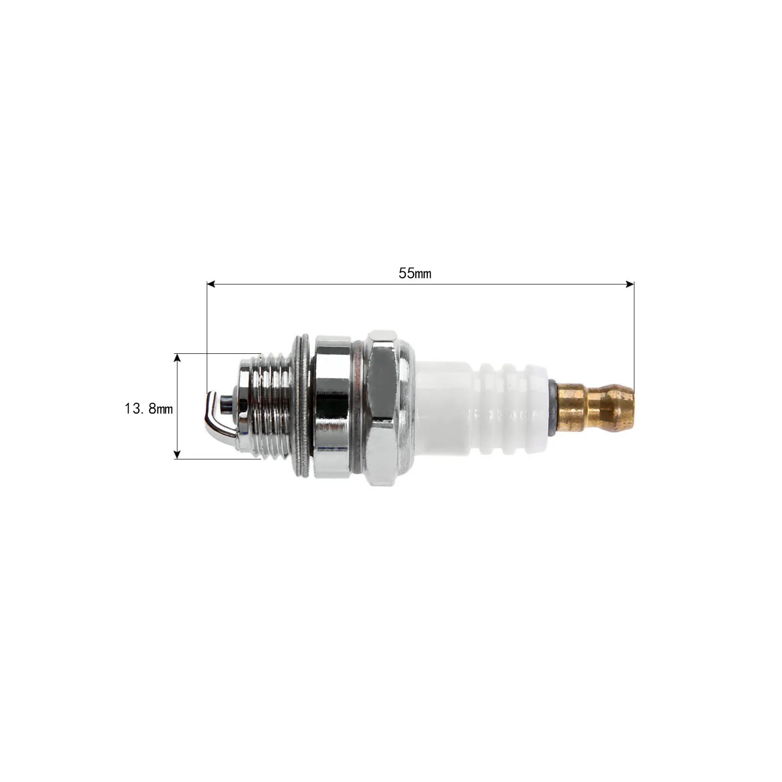 DRELD 2 шт. 25cc 52cc 62cc Свеча зажигания кузова для тактного двигателя MS180 MS250 MS070 Husquarna 365