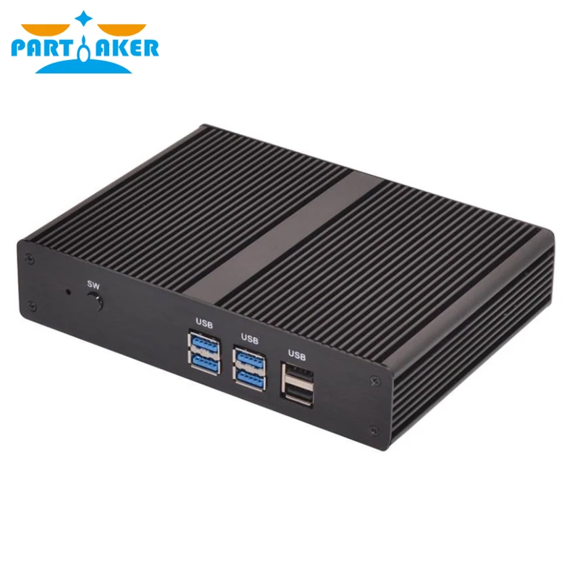 B6 низкая мощность Новый Barebone Win 10 дешевый x86 Linux Intel Core i3 4020Y процессор 12 в ультра
