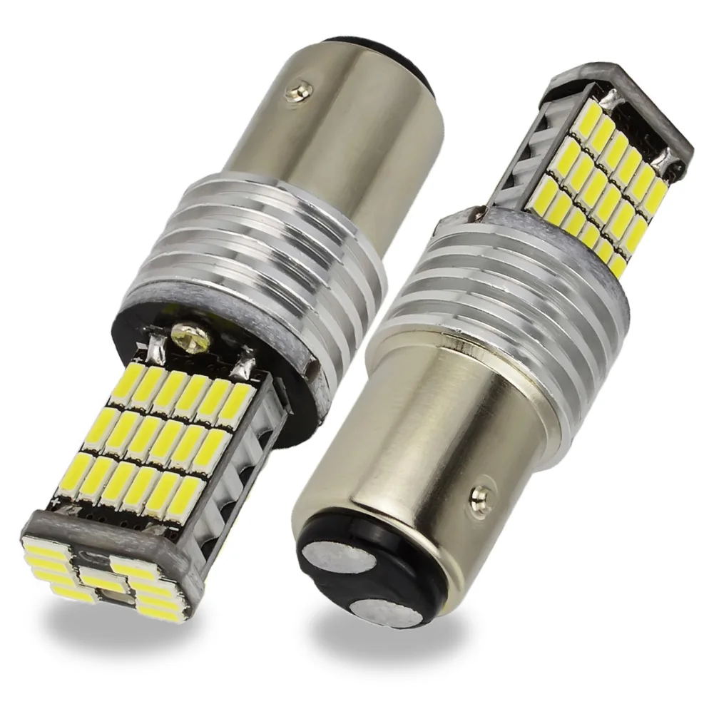 Safego 2x1157 светодиодный лампы Canbus без ошибок чрезвычайно яркие BAY15D 4014 45SMD для