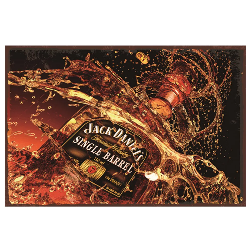 Ретро виски металлические жестяные знаки паб бар металлическая пластина