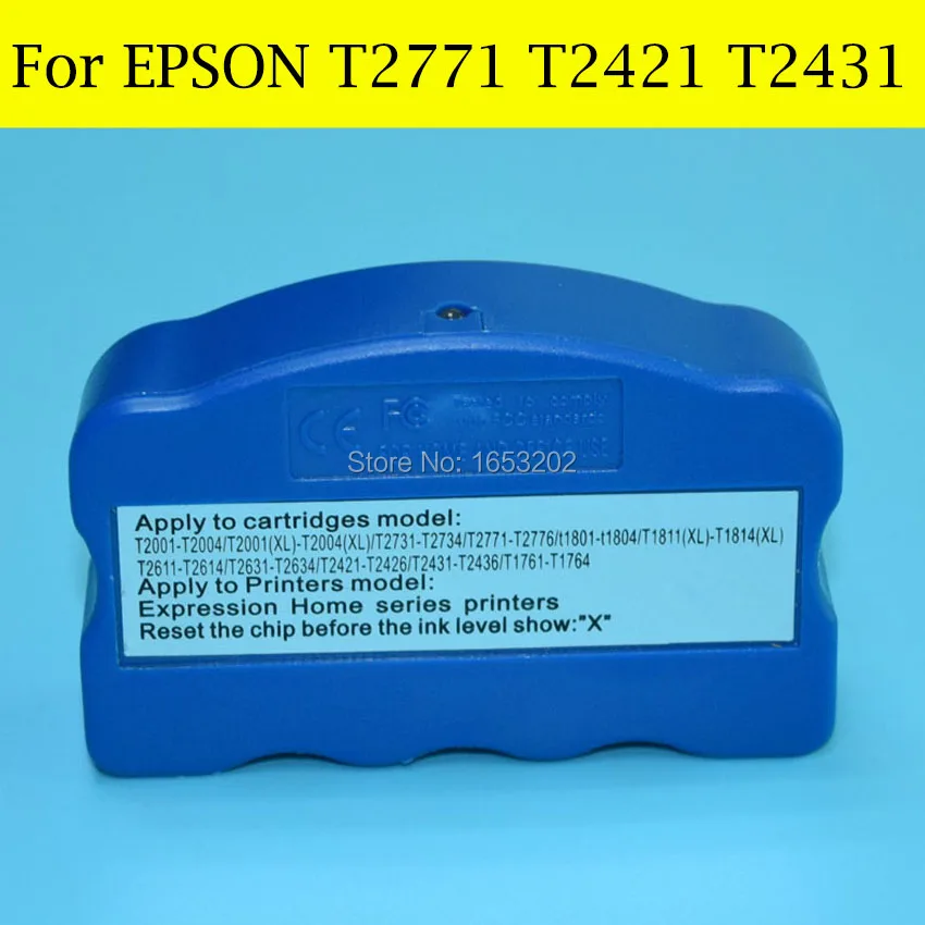 

1 PC Resetter T2771-T2776 T2771XL T242 T2421-T2426 T243 T2431-T2436 For Epson XP-850 XP-950 XP-750 XP-760 XP-860 Printer