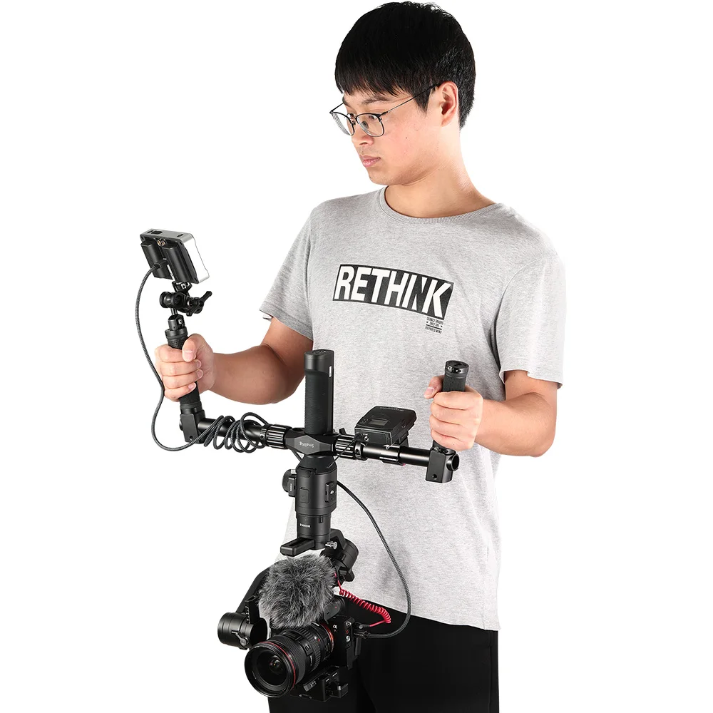 SmallRig Dual Handgrip для DJI Ronin S Gimbal стабилизатор ручка с 3/"-16 и 1/4"-20 резьбовых отверстий-2250