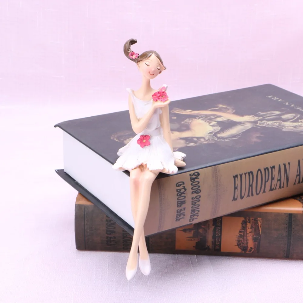 2 шт./компл. статуэтки поделок из смолы с милым ангелом свадебный подарок