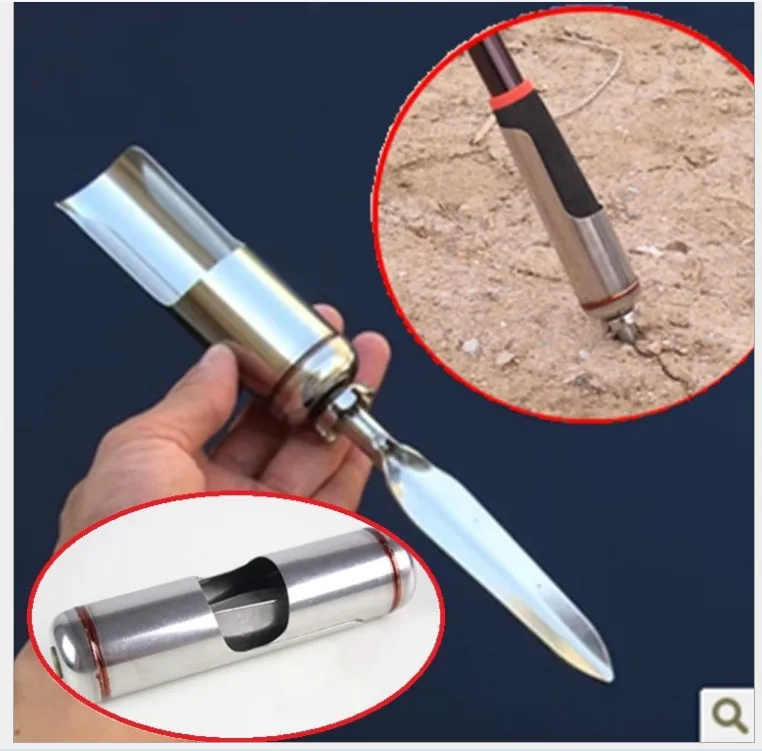 Новинка 2015 Нержавеющая сталь держатели рыболовные без каблука Spade предназначен