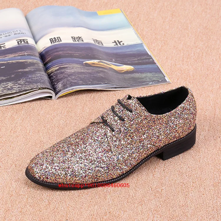 Мужская обувь итальянские мужские классические туфли броги блестящие лоферы