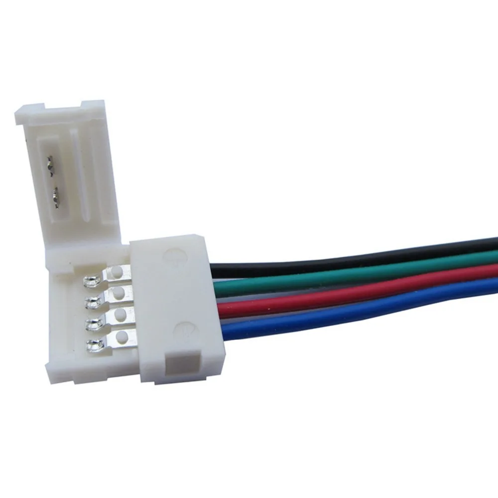 OSIDEN BX4P 10 мм без пайки удлинитель 4Pin светодиодные ленты разъемы RGB для 5050 ленты|rgb