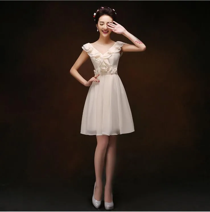 Vestido de festa/ модные пикантные платья без бретелек для подружки невесты, тонкое шифоновое платье для свадебной вечеринки BV33