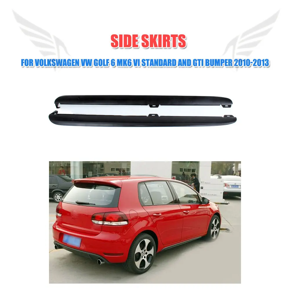 Автомобильные Боковые удлинители из ПП/углеродного волокна для Volkswagen VW Golf 6 MK6 VI