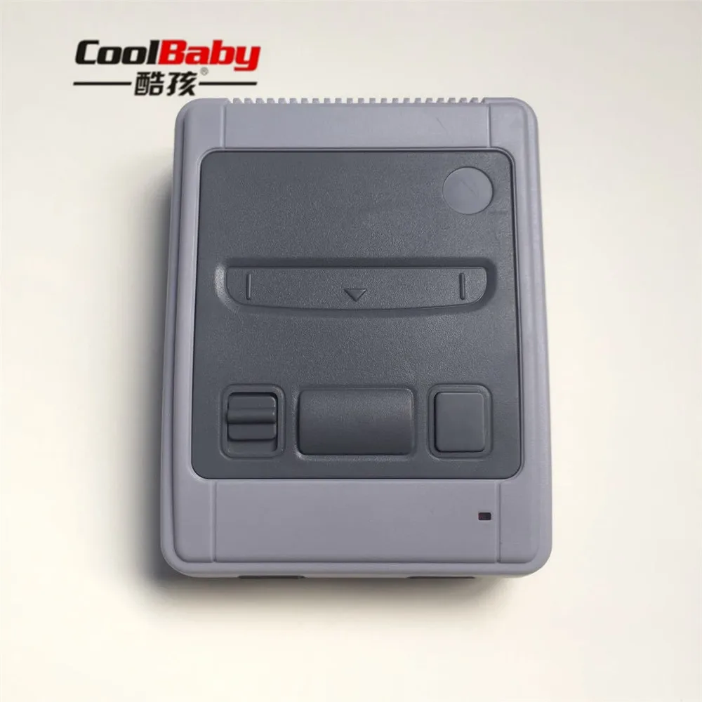 Семейная ТВ ретро мини портативная игровая консоль для игр SNES с 2 контроллерами