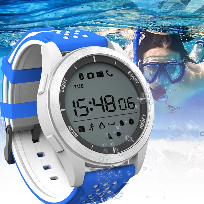 LED Touch Смарт часы мужские водонепроницаемые спортивные фитнес женские резиновые