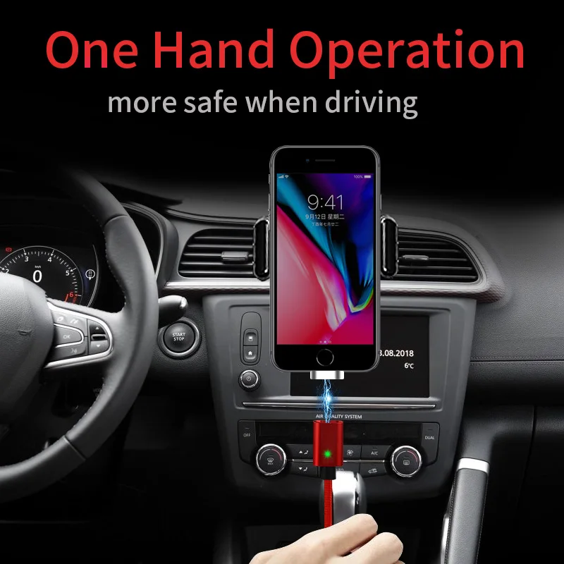 SUNPHG Магнитный кабель 2 м для iOS samsung Xiomi Android Тип c магнит провода зарядное