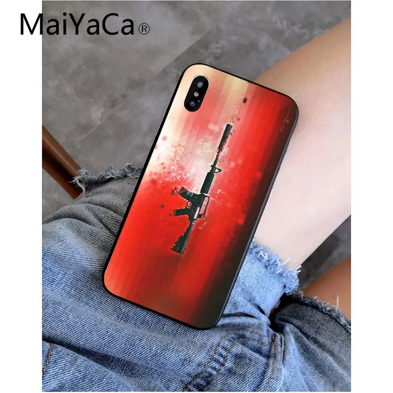 MaiYaCa Counter Strike cs go красочные милые телефон интимные аксессуары чехол для iPhone 5 5Sx 6 7 plus 8 X XS MAX XR