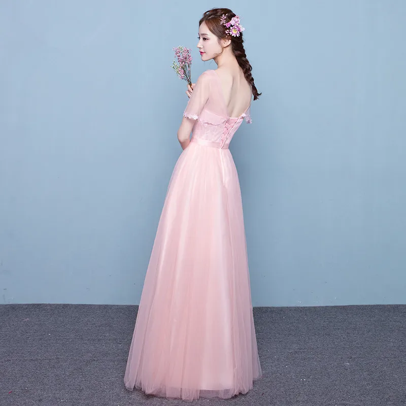 Платье женское кружевное с V-образным вырезом и коротким рукавом | Свадьбы