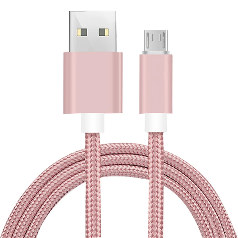 3 м Плетеный Micro USB кабель для зарядки и передачи данных OPPO R15 R15X A5 A7 Samsung S6 S7 Note Edge Note4