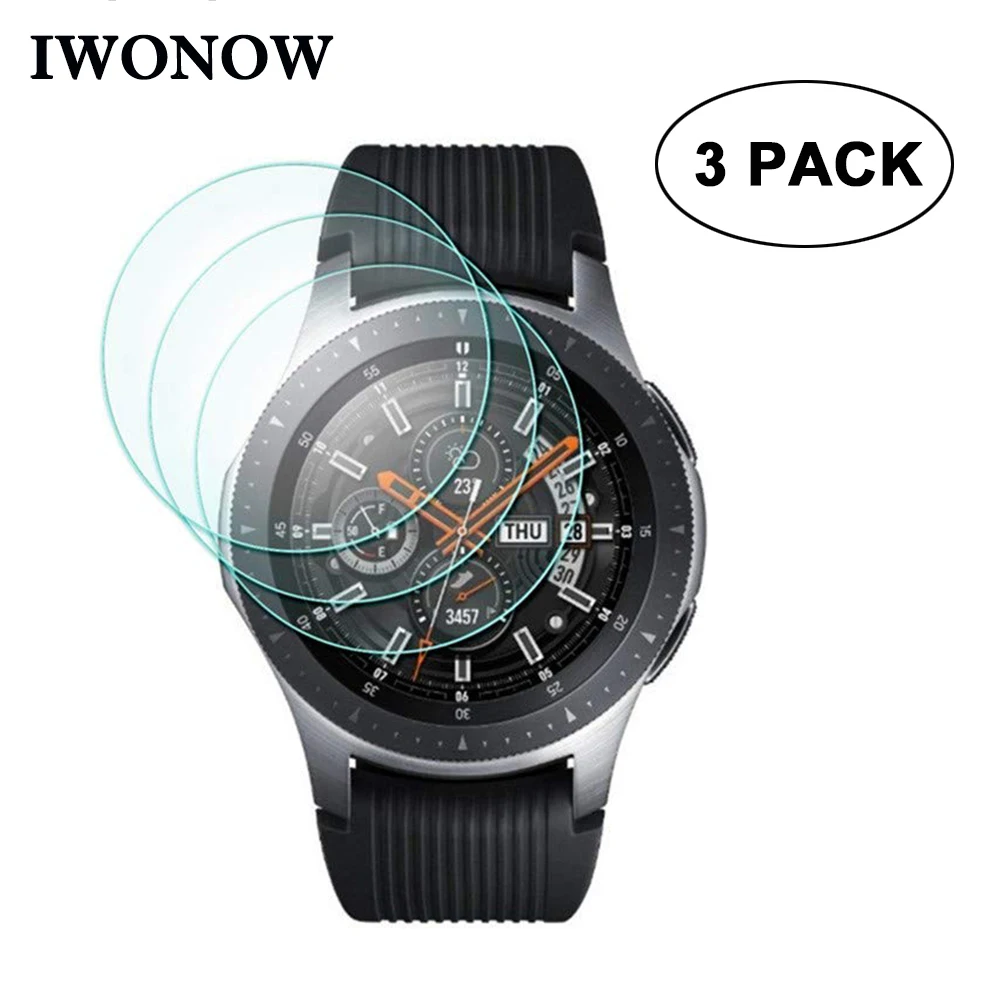 Твердость 9H закаленное стекло для samsung Galaxy Watch Band 42 мм 46 мм SM-R810/R800 защита экрана против царапин защитная пленка HD