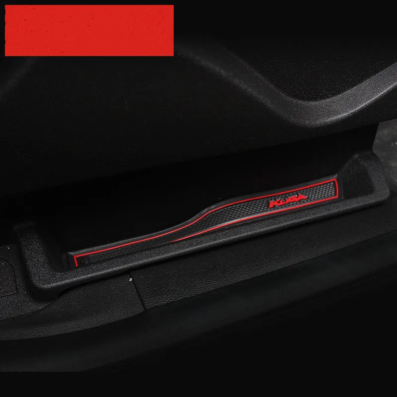 Резиновый коврик для Ford 2013-2015 kuga слот-коврик двери 3D пылезащитный чашки