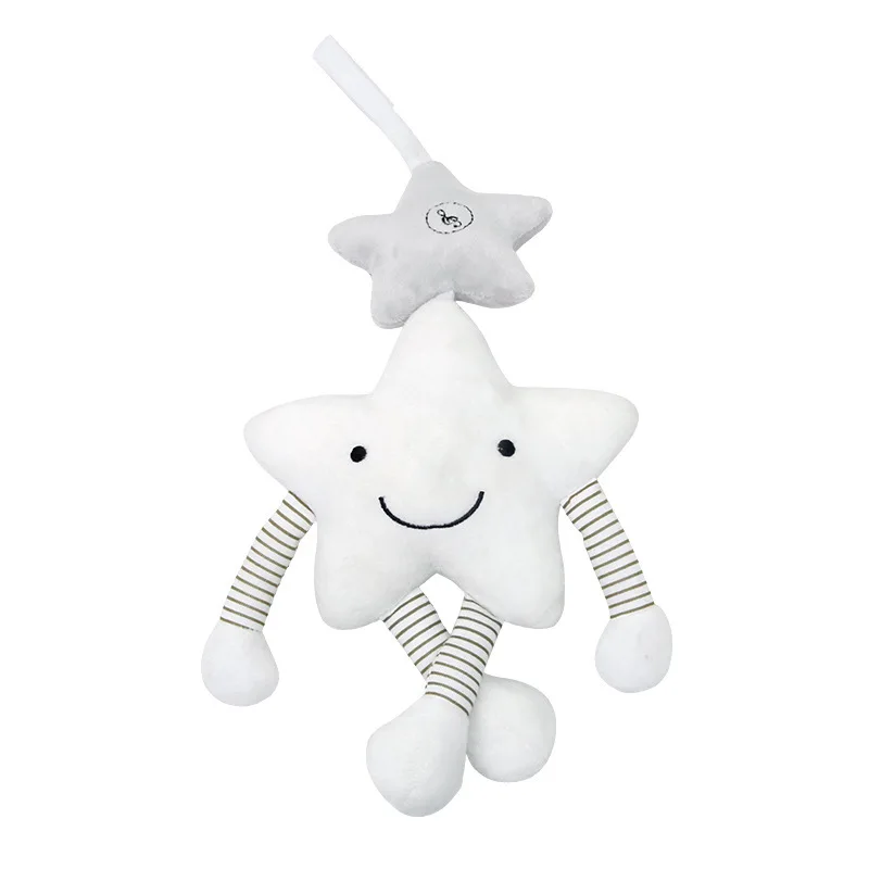 New Baby Toys For Stroller Music Star Crib Hanging Newborn Mobile Rattles On The Bed Babies Educational Plush Toys