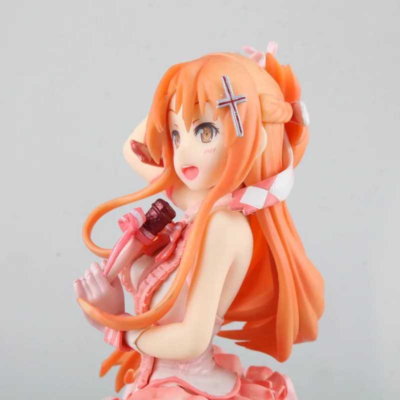 Аниме 22 см Sword Art Online II Asuna &quotThe Flash&quot Idol of the Aincrad Ver. 1/8 весы ПВХ фигурка