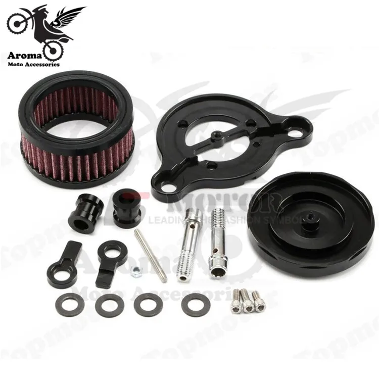 

top quality metal moto air systems for harley motorbike air cleaner for Harley Davidson XL883/1200/48 72 motorcycle air filter