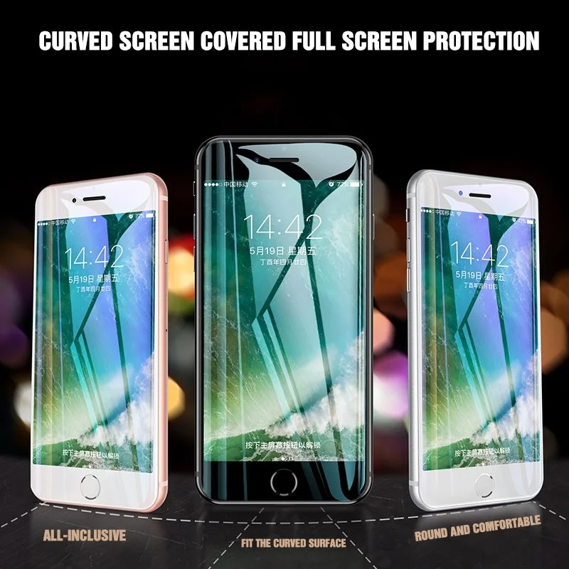 VIDRIO TEMPLADO 99D ЗАЩИТНОЕ СТЕКЛО ДЛЯ ЭКРАНА GLAS ДЛЯ IPHONE X XR XS MAX 8 7 6S PLUS 5 ТВЕРДОГО СТЕКЛА ЗАЩИТА ЭКРАНА VERRE TREMP COQUE.