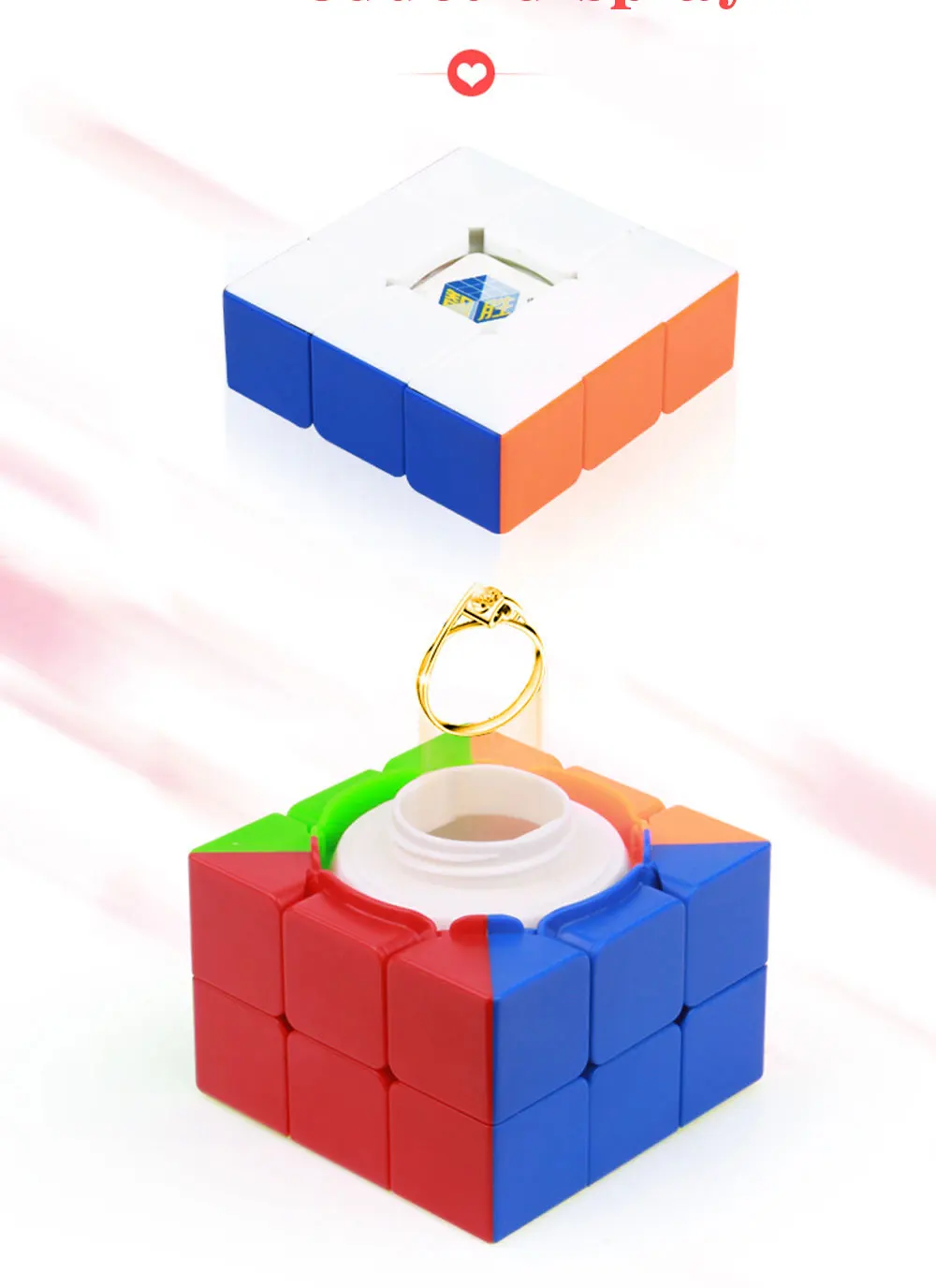 Yuxin 3x3x3 магические кубики Коробка С Сокровищами скоростной куб Neo Cubo Magico головоломка куб профессиональный развивающий подарок игрушки для детей