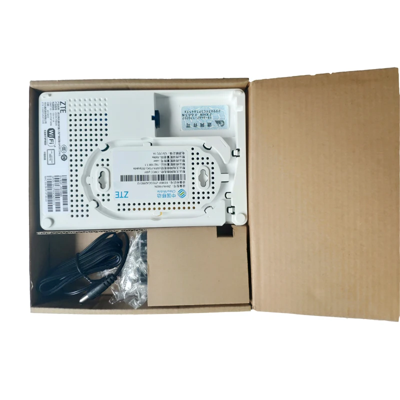 Новый оригинальный zte ZXA10 F663 GPON ONU 1GE + 3FE 1 горшки WI FI английский прошитый SIP для
