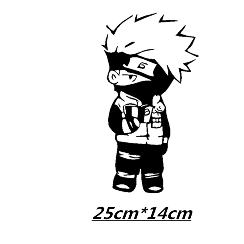 

Car Stickers Cartoon Creative Decals Tail Windshield Waterproof Auto Stickers Decals Styling 25x14cm