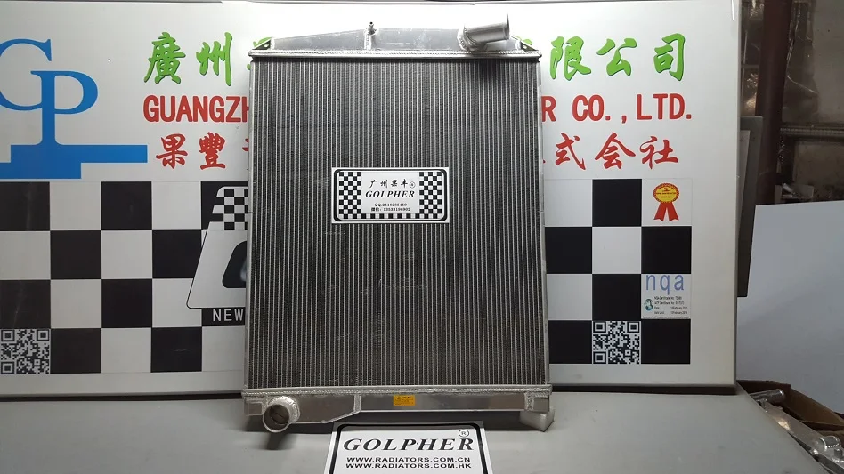 Высококачественный Алюминиевый автомобильный радиатор Golpher для HINO TURCK500 EURO5 16