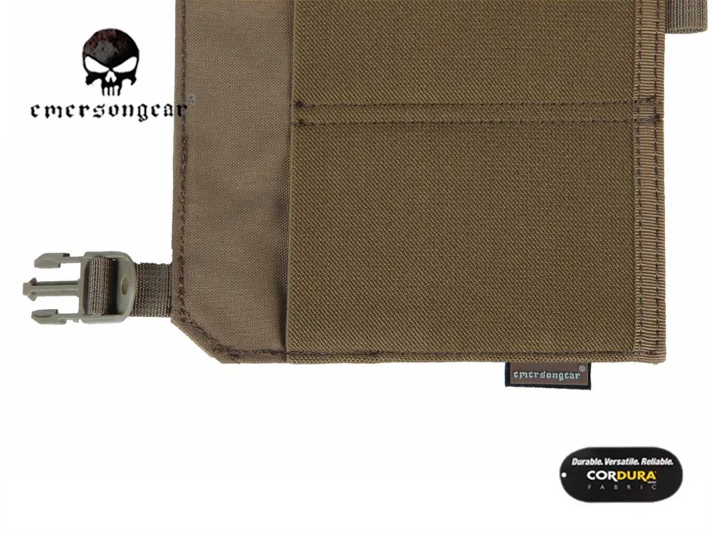 Сумка-журнал Emerson M4 Triple для жилета 4019/4020 Боевая Сумка Molle Койот коричневая EM6407 |