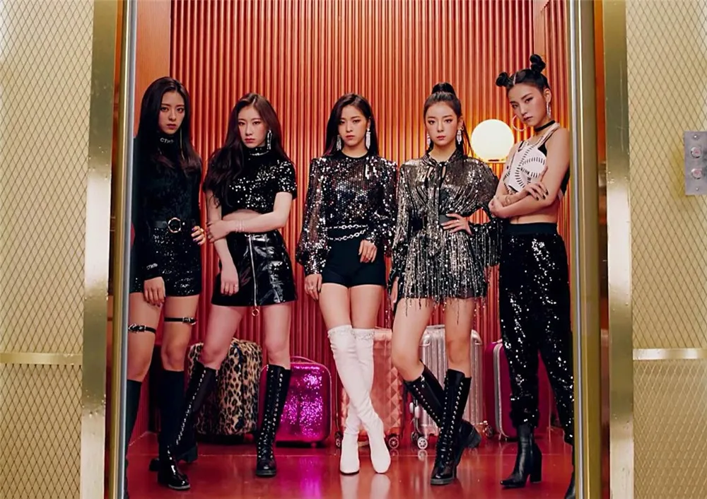 ITZY Kpop постеры корейские певицы глянцевая бумага печать четкое изображение яркий