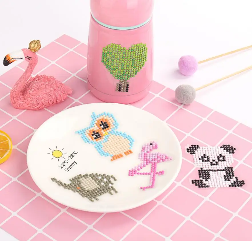 Новый мини мультфильм серии детей DIY головоломки алмазная живопись Бесплатные