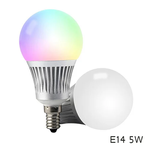 E14 5W RGBCCT Mi светильник E27 6 Вт 9 Вт 12 Вт RGB+ CCT светодиодный лампы GU10 MR4W E14 E27 с регулируемой яркостью беспроводной светильник с дистанционным управлением Mi - Испускаемый цвет: E14 5W RGBCCT