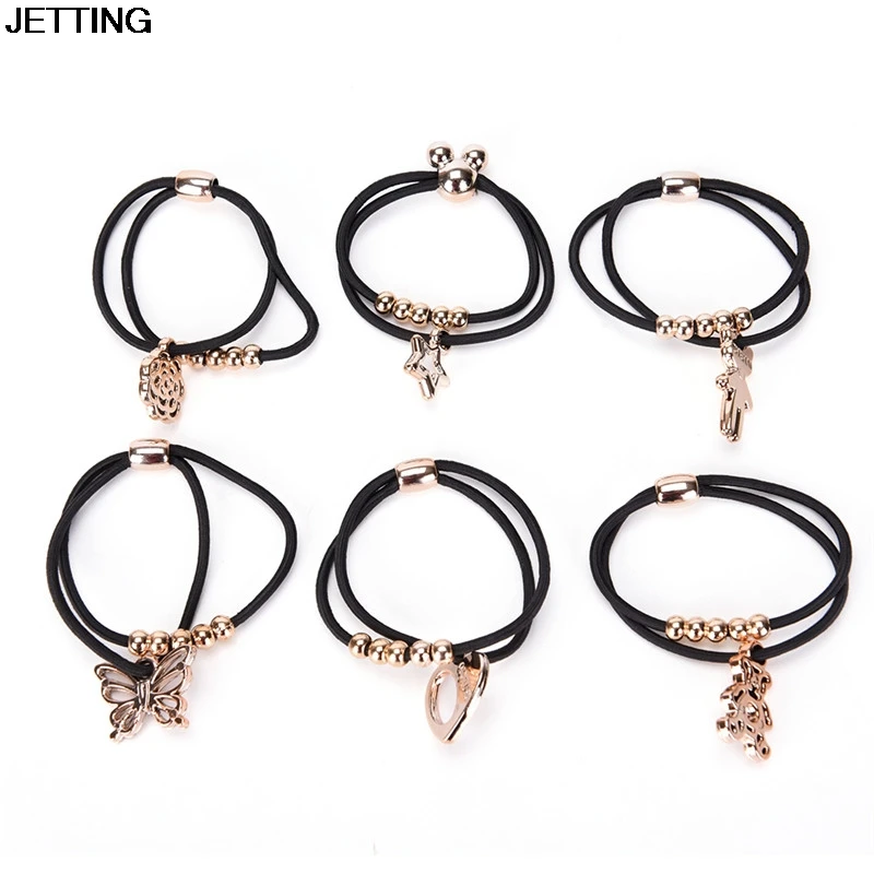 1 шт. двухслойная резинка для волос девочек Женские аксессуары повязка на голову