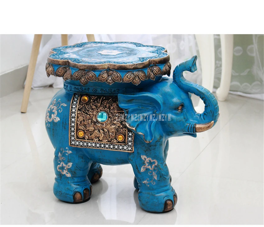 Европейский стиль Lucky Elephant дизайн низкий табурет для гостиной домашнего интерьера украшение османский табурет свадебные подарки