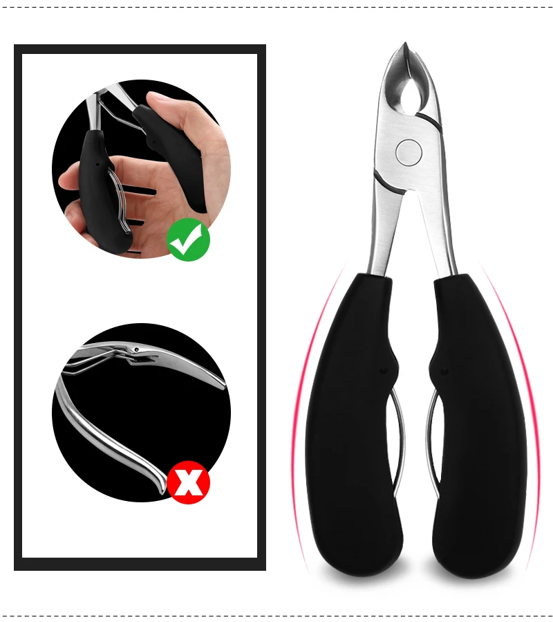 Ножницы для кутикулы из нержавеющей стали 2 шт./компл. кусачки омертвевшей кожи