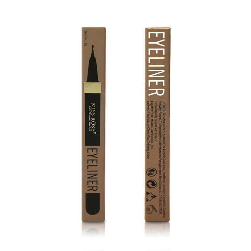 MISS ROSE новая модель черный карандаш для глаз стойкий Специальный дизайн жидкий