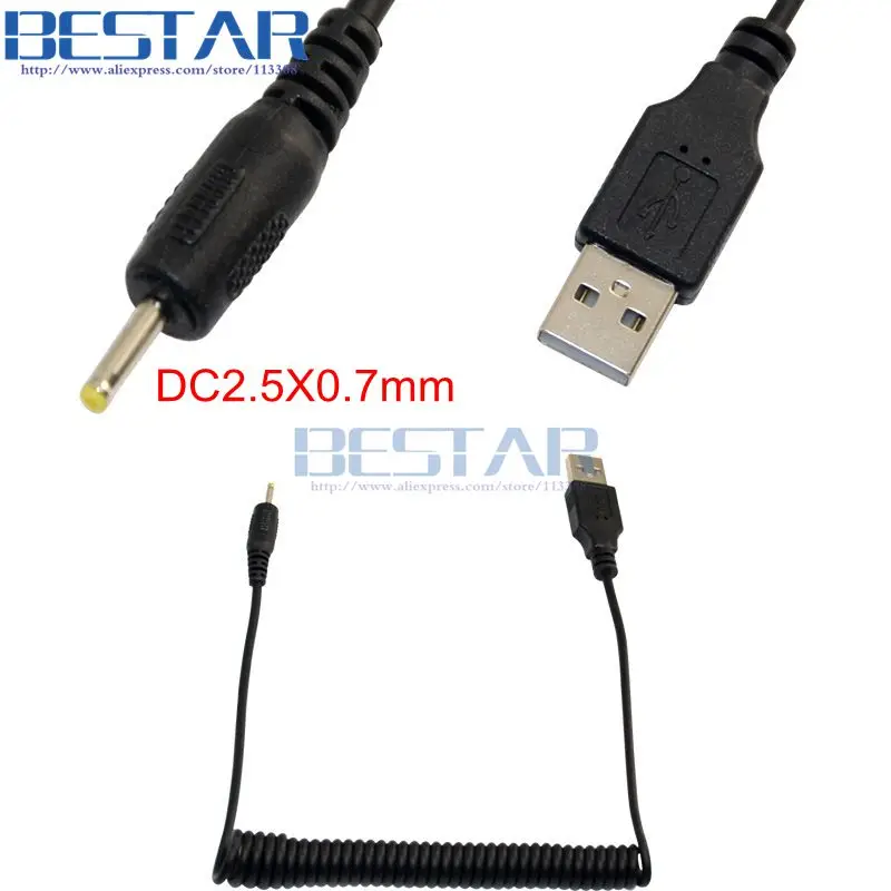 USB 2 0 A папа к DC разъему 0x0 6 мм 5x0 7 3 0x1 1 2x0 9 5x1 35 5 в 2A силовой пружинный кабель м |