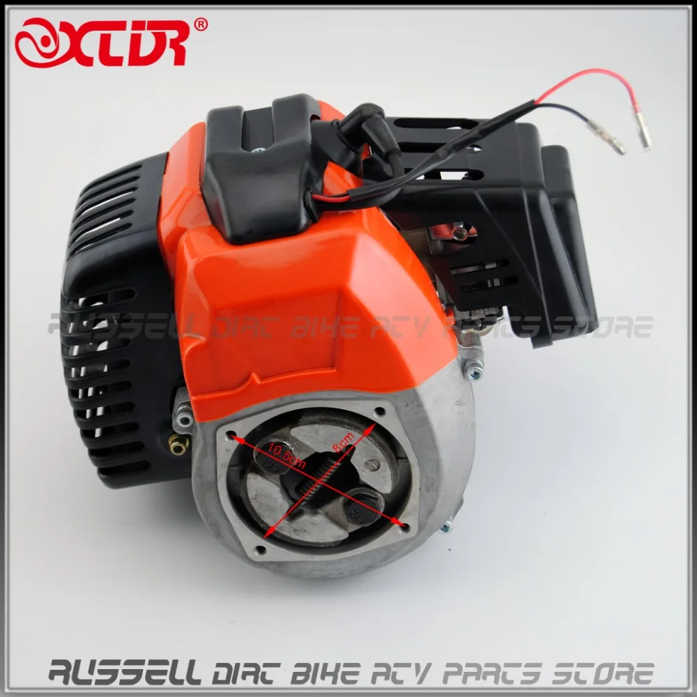 49CC 2 тактный двигатель двигателя Pull Start POCKET мини Байк Скутер ATV Goped|scooter kick|atv rear view