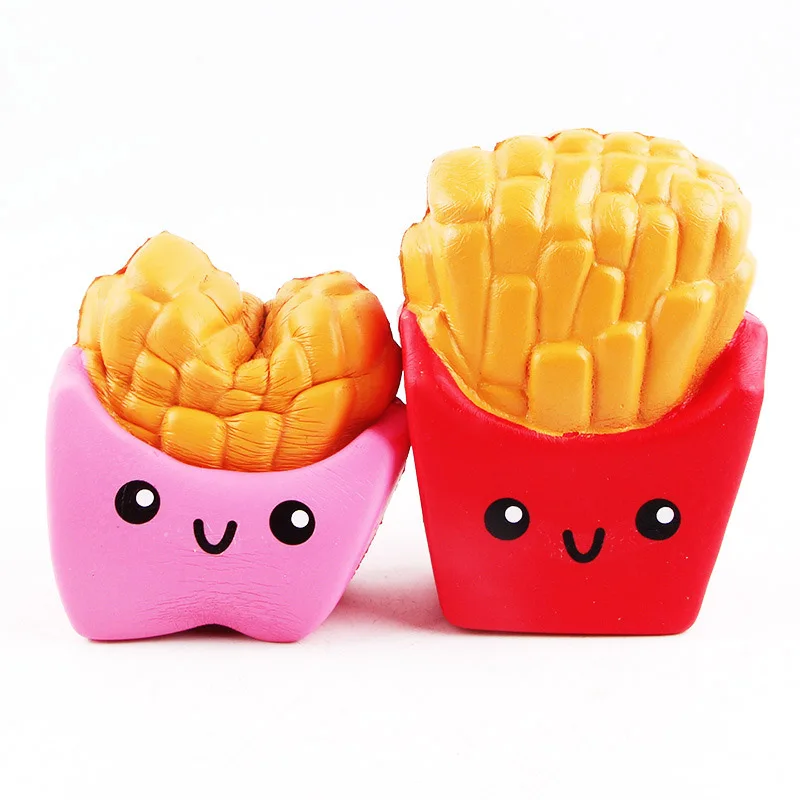 Do Dower 1pcs 10.5*7.5cm Squishy French Fries PU Slow Rising Squeeze Healing Stress Reliever Toys For Childrens Gift | Игрушки и хобби