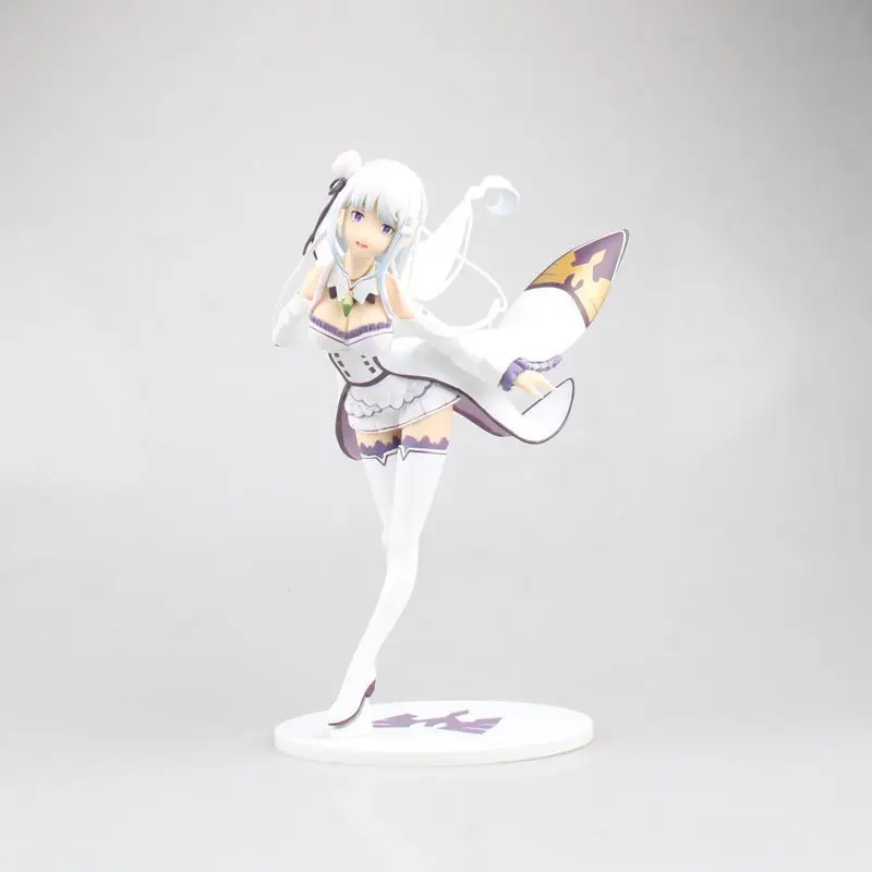 Аниме 22 см Re life в другом мире от Zero Emilia 1/7 Масштаб ПВХ фигурка игрушка кукла