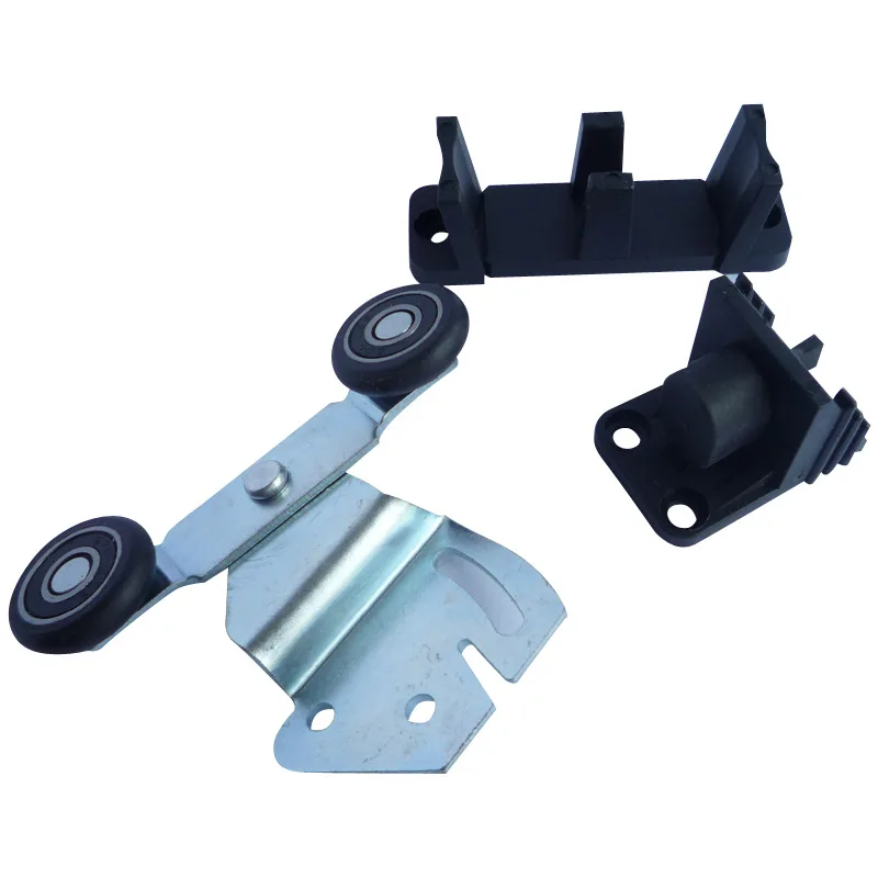 1 компл. Цельная деревянная раздвижная дверь шкив рельс колесо сторона Висячие Ming