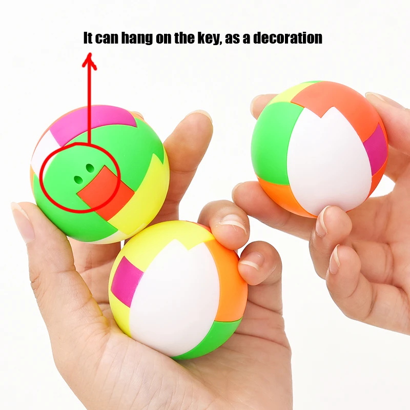 MYHOESWD Rainbow Magic Puzzle Ball Educational Puzzles Toys for Child Toy finger Cube Game 3D Assembly Building Blocks | Игрушки и хобби