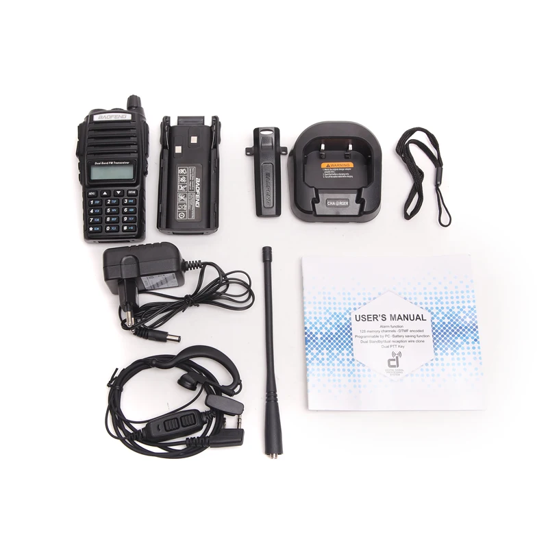 Baofeng UV-82 Plus 8 Вт 10 км Большая дальность мощная портативная рация CB vhf/uhf двухстороннее радио Amador 8 Вт UV82 Plus