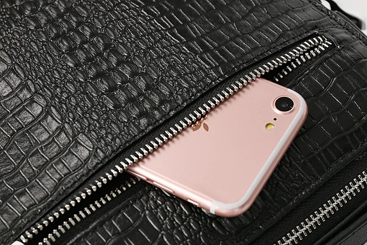 Натуральная кожа деловой портфель маленькая сумка-портфель двусторонняя молния