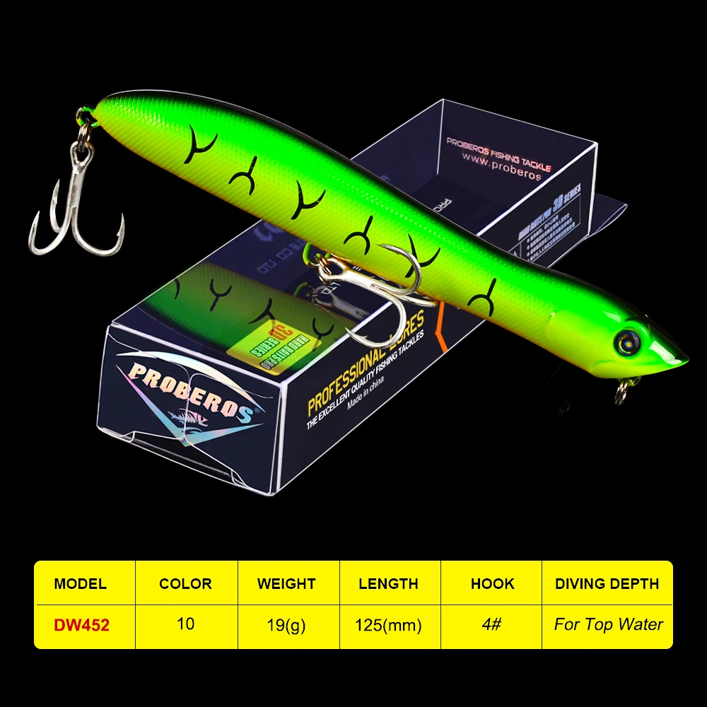Поппер 1 шт. 3D Eye FLYBASS Рыбалка 12 5 см 4 92 &quotснасти 10 цветов карандаш рыболовная
