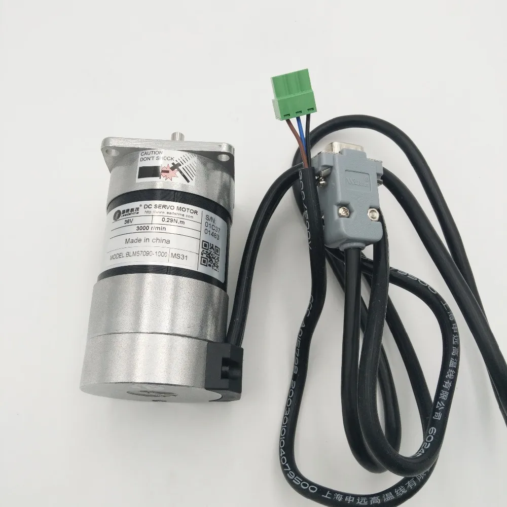 Бесщеточный Серводвигатель Leadshine постоянный ток BLM57090 1000 DC36V 90 Вт 3 45 А 0 29 нм 3000