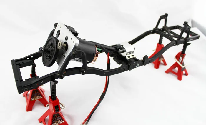 Модернизация Axial Rock Cralwer scx10 D90 крепление приводного вала с трансмиссионным